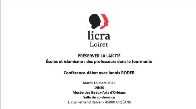 Conférece Laïcité Licra
